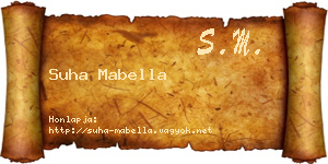 Suha Mabella névjegykártya